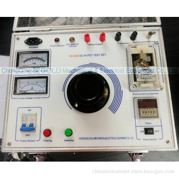 Yd-Series Oil Type Transformer Hipot Tester